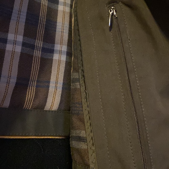 Bugatti Men’s Long Coat / Trench Coat. 42R. Removable Liner – Deep olive - Picture 10 of 10